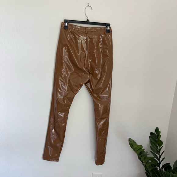 IVY PARK X ADIDAS Brown Latex Pants Size Small NWT - Picture 8 of 9